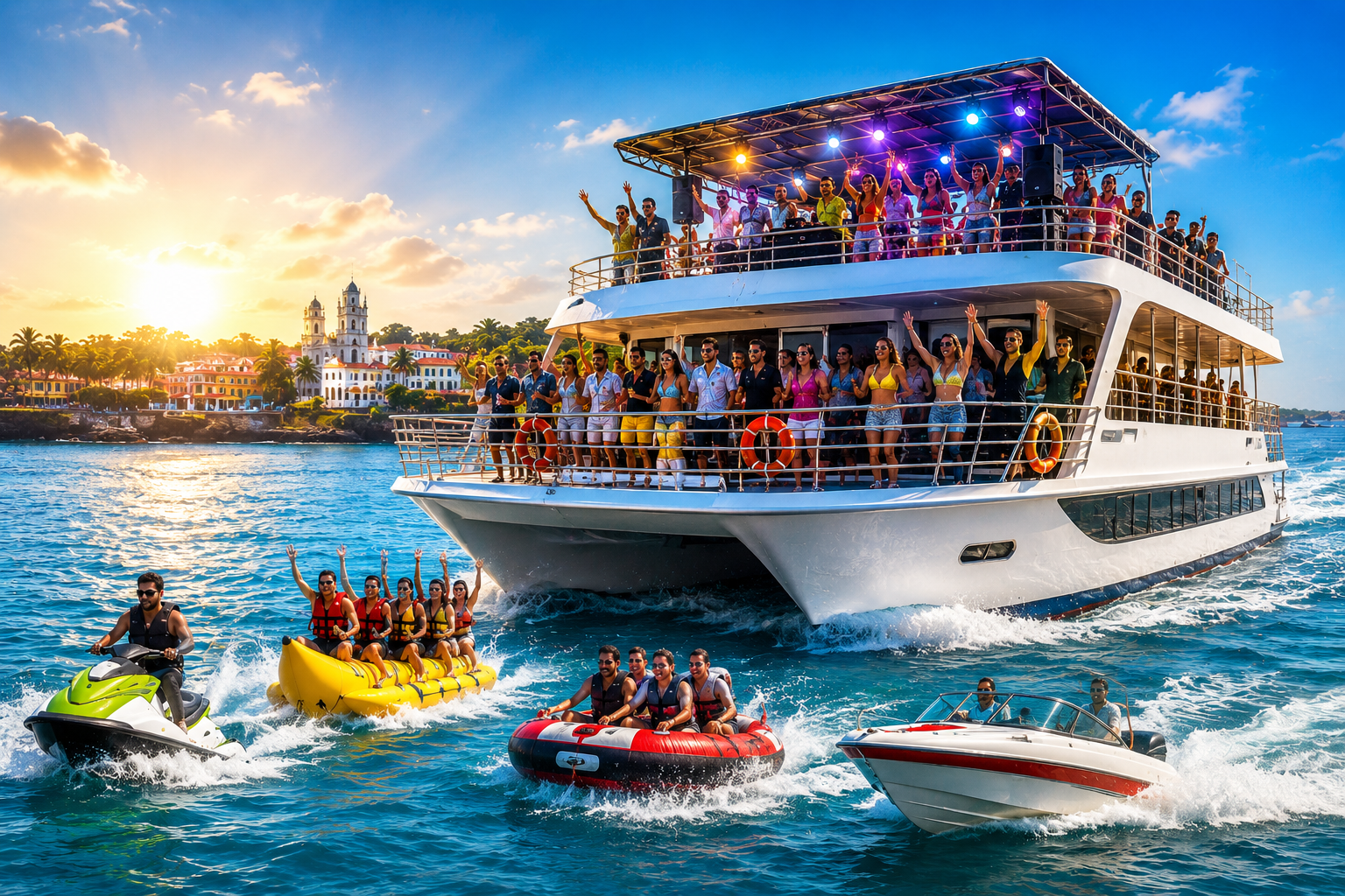 Goa DJ Cruise Party with Water Sports - Image 2