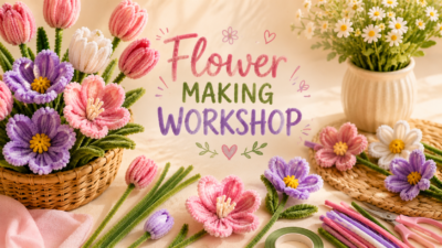 Pipe flower making workshop